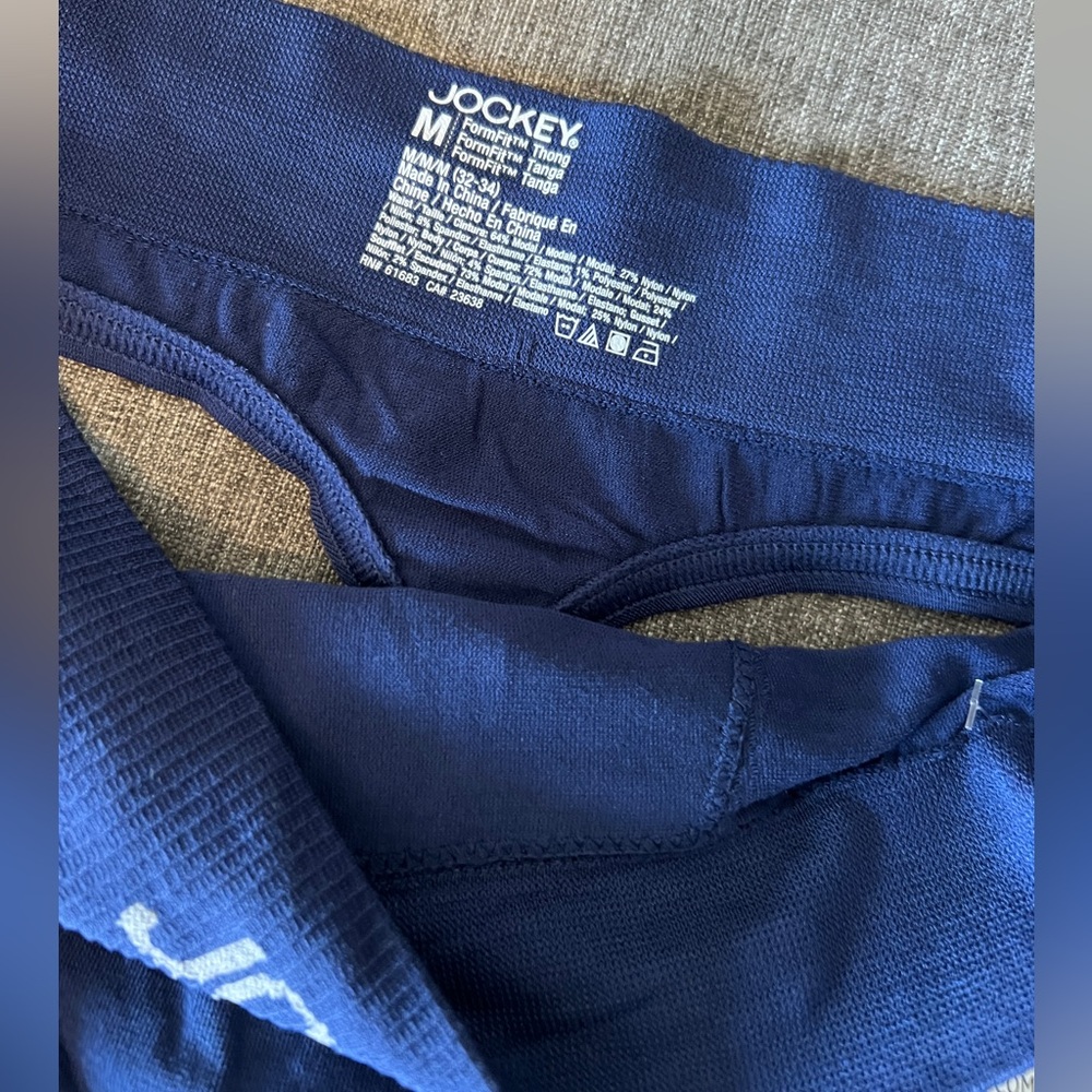 🩲 NEW! BLUE JOCKEY MEDIUM THONG - Picture 4 of 5